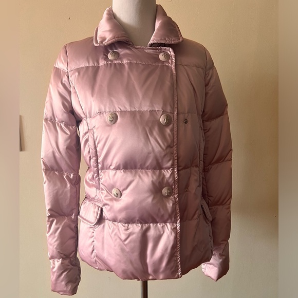 NWT Emilio Pucci Goose Down Jacket Size USA 4 Small Pink color - Picture 10 of 12